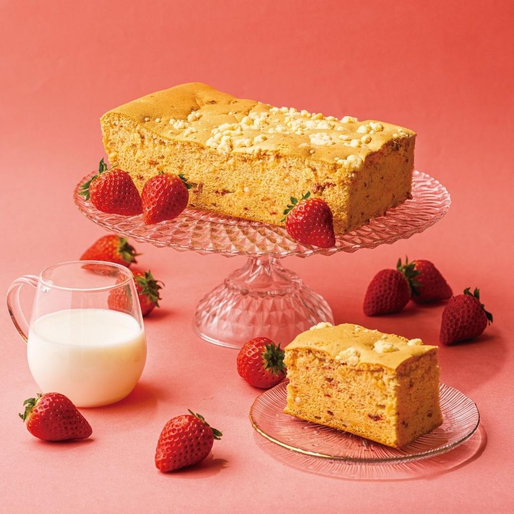 【期間限定】【万華天神橋本店受取予約】草莓奶香古早味蛋糕(苺みるくカステラ)フル【お1人様1注文1個限り】